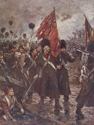 Los guardias en Inkerman, 5 de noviembre de 1854, ilustración de 